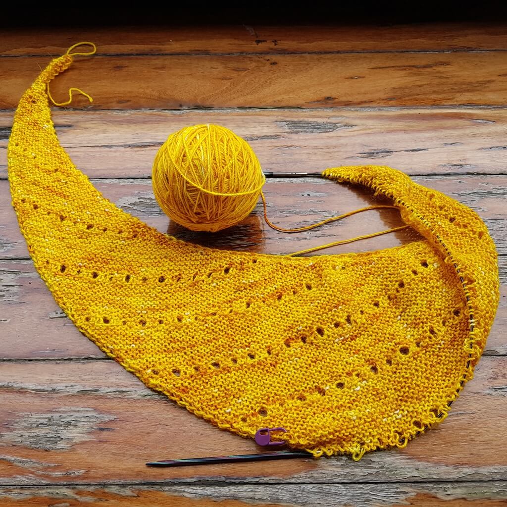 Hand Dyed Yarn, Nettie's Sunshine Yellow, Worsted, DK & Sock Yarn Hand Dyed Yarn, Nettie's Sunshine, (Choose Your Base Yarn) Yarn Designers Boutique
