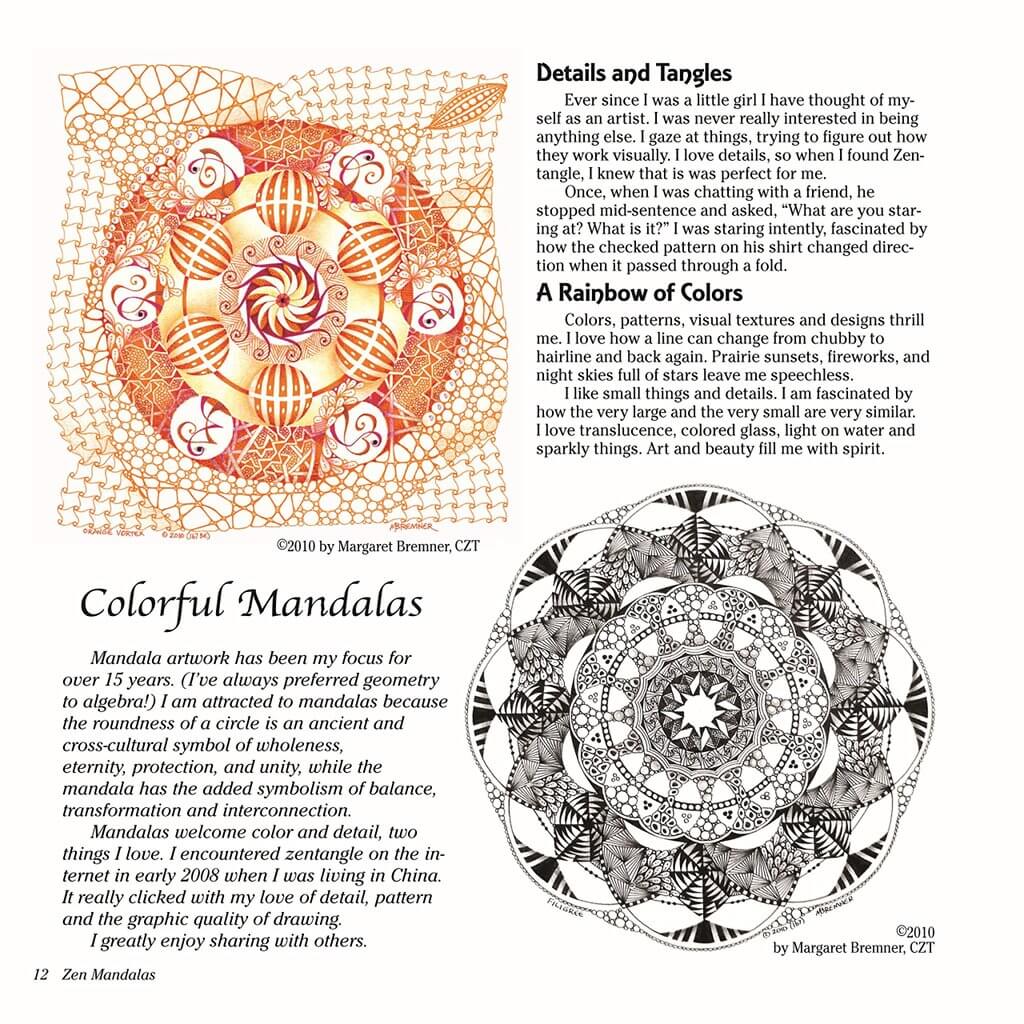Zen Mandalas, Sacred Circles Inspired by Zentangle Zen Mandalas Sacred Circles inspired by Zentangle Yarn Designers Boutique