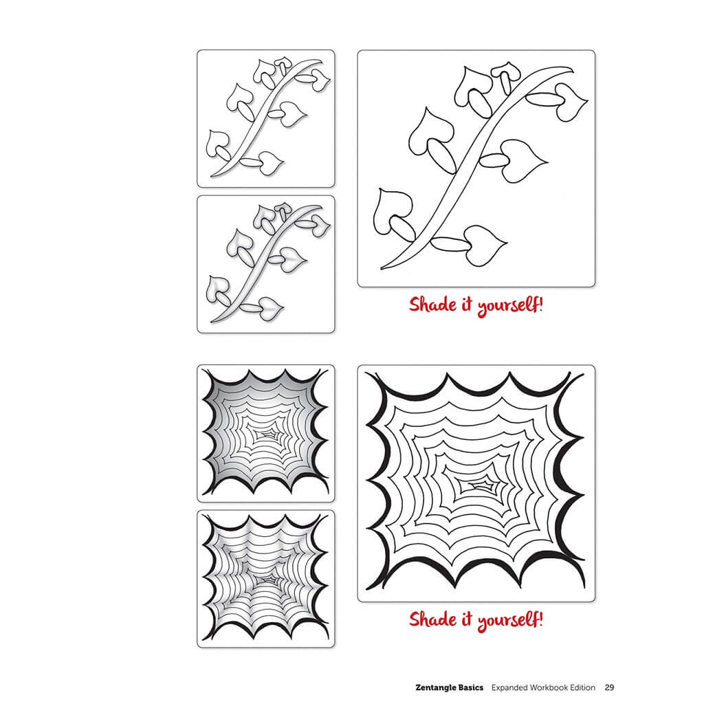 Zentangle Basics 1, Expanded Workbook, Easy Beginner Zentangles Zentangle 1, Expanded Workbook, Beginner Zentangles Yarn Designers Boutique