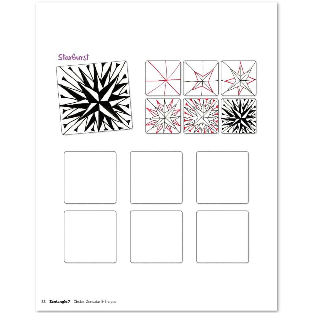 Zentangle 7: Circles, Zendalas & Shapes | Combine Mandalas & Zentangle Zentangle 7: Circles, Zendalas & Shapes Yarn Designers Boutique