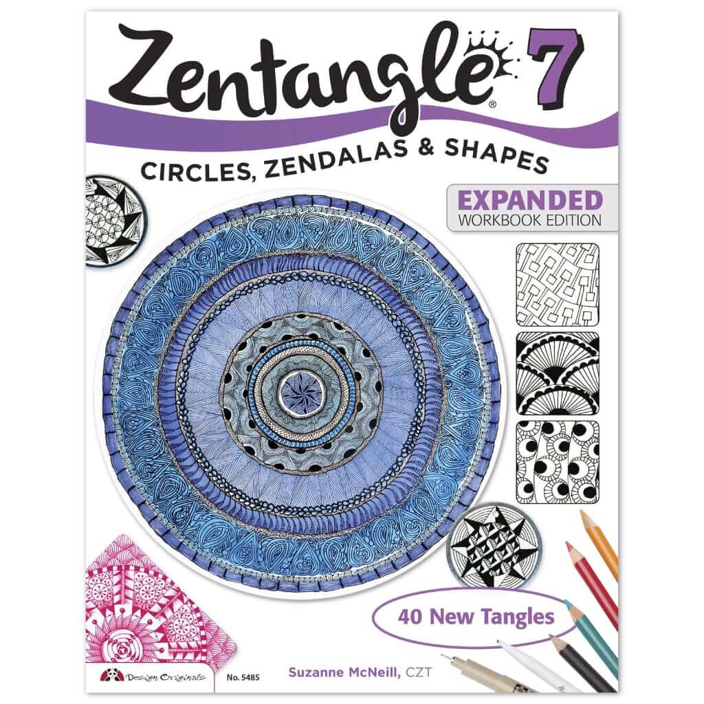 Zentangle 7: Circles, Zendalas & Shapes | Combine Mandalas & Zentangle Zentangle 7: Circles, Zendalas & Shapes Yarn Designers Boutique