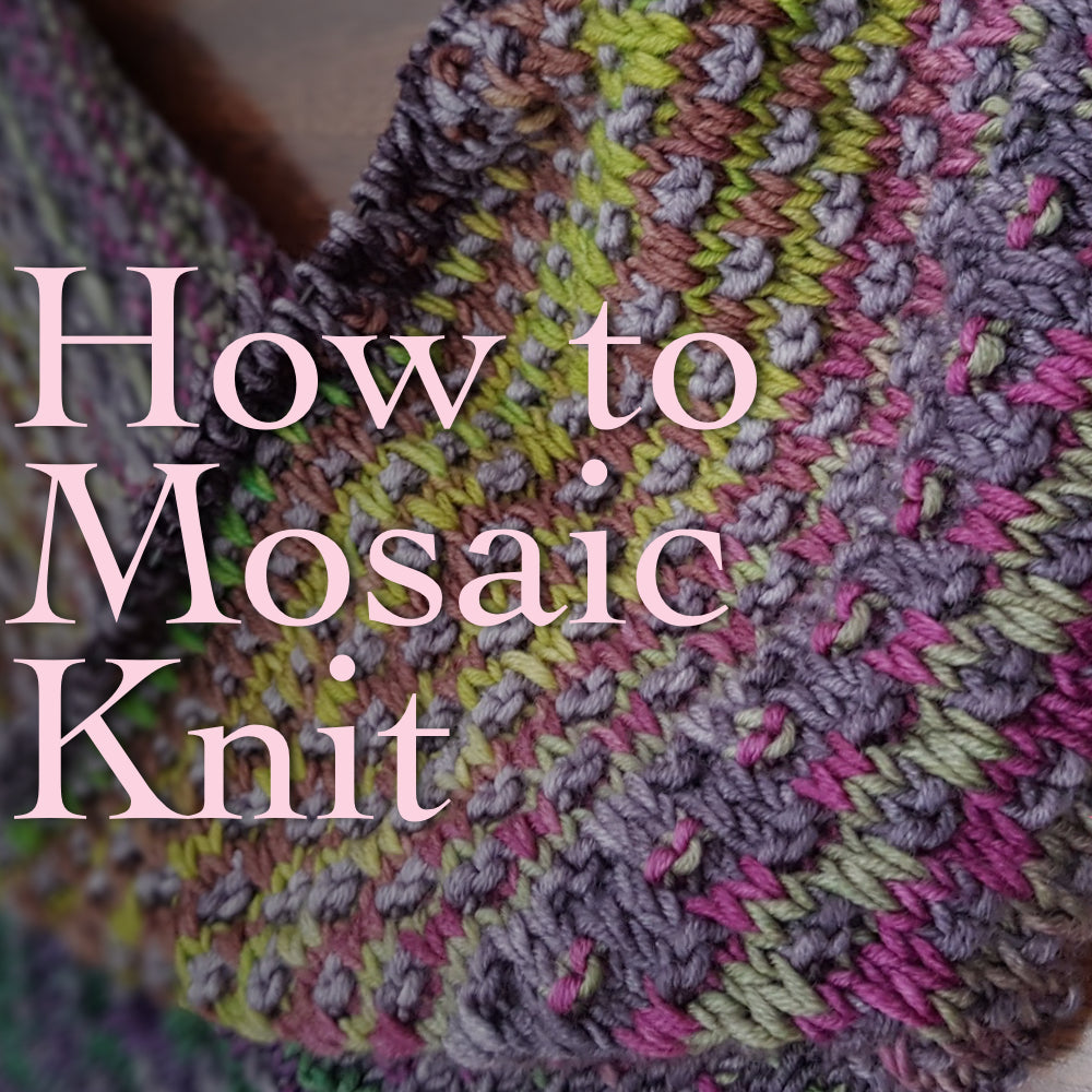 Knitting Patterns & Supplies - How to Mosaic Crochet - Crochet