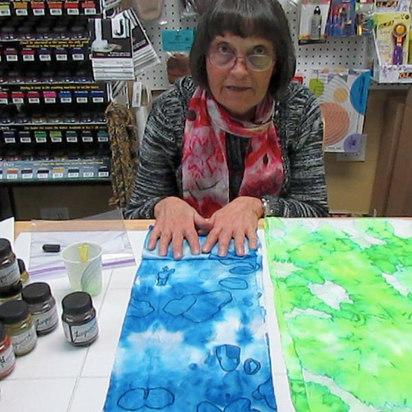 How to Dye a Silk Scarf with Jacquard Acid Dyes and DyenaFlow