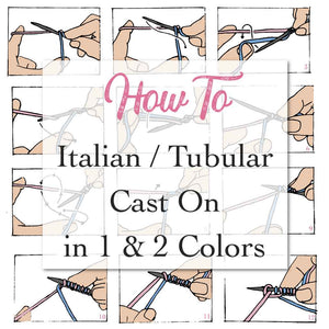 How to Do a Tubular or Italian Cast On