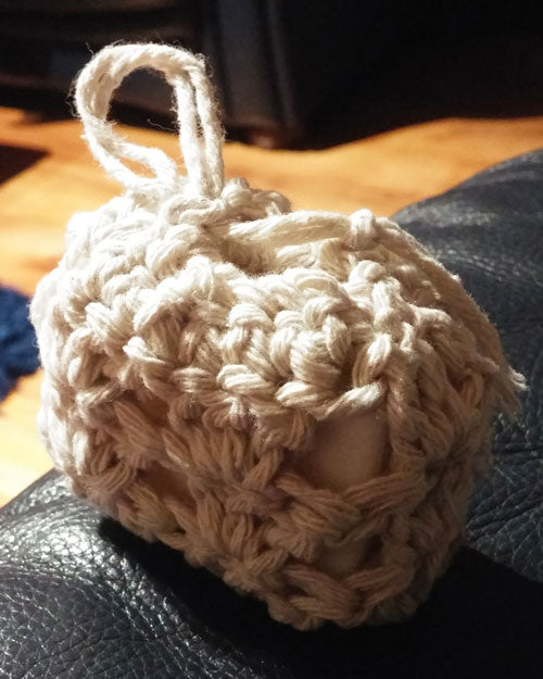 Mini Soap Saver Pouch Free Crochet Pattern