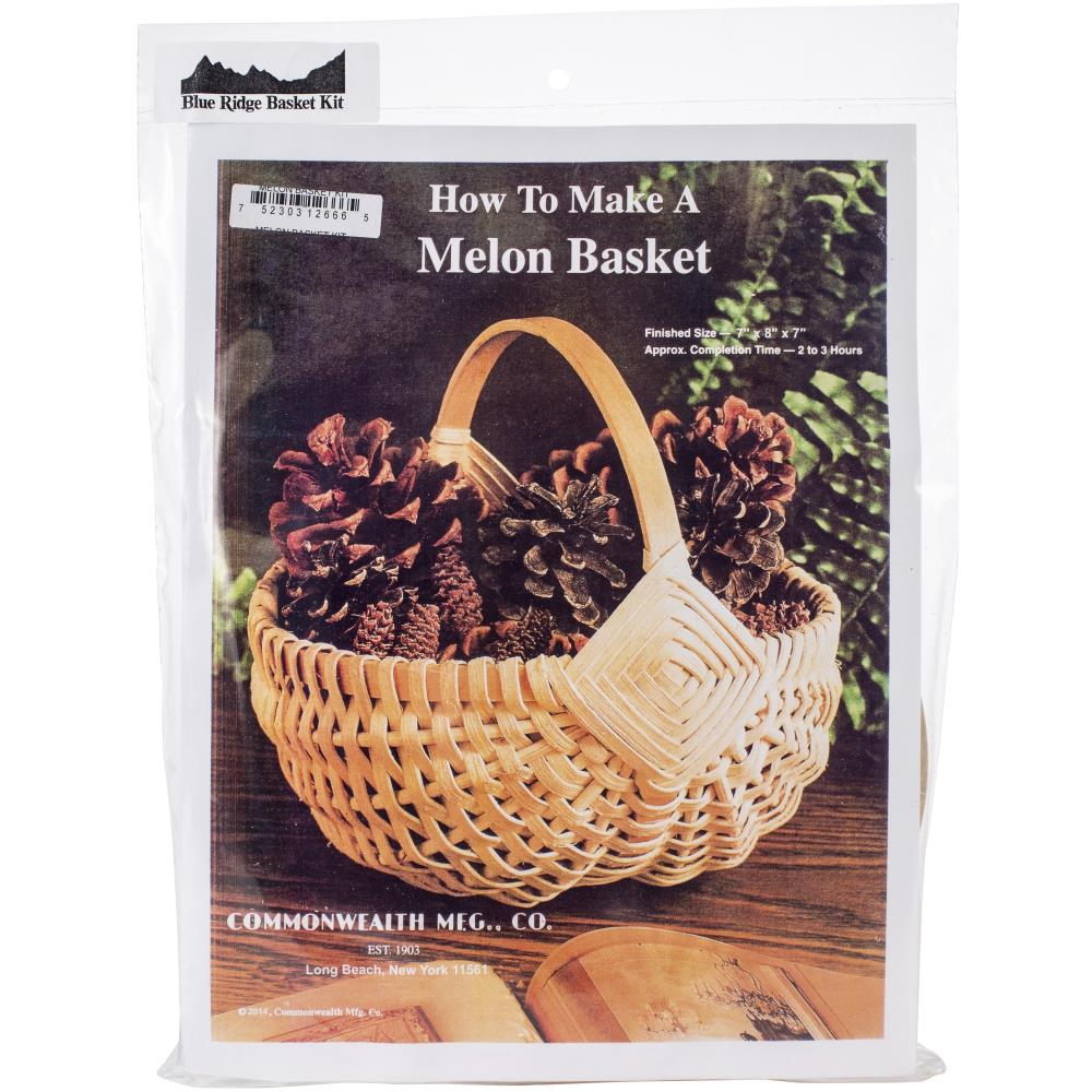 Basket Weaving Kit Blue Ridge Melon Basket Kit Blend of Timeless Charm & Flair with this Basket Kit