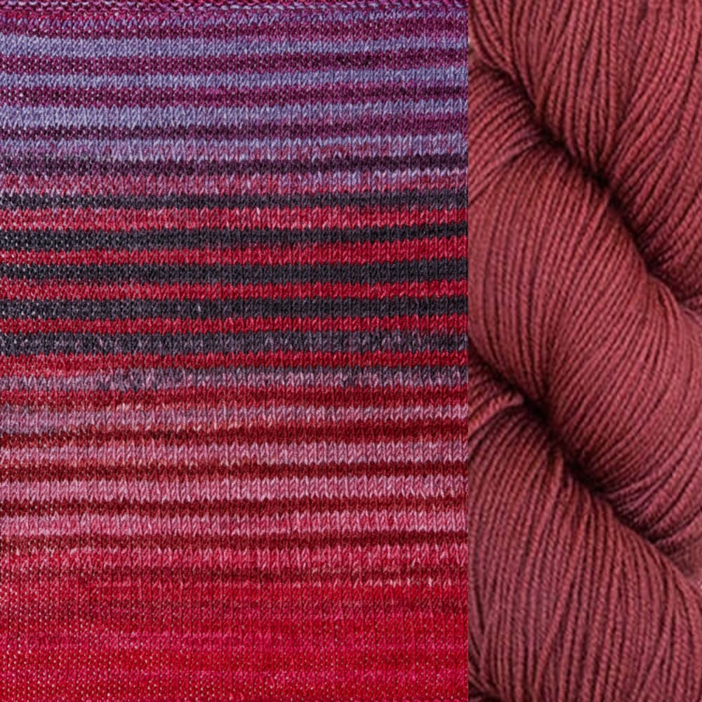 Yayoi's Dream Shawl Kit Uneek & Harvest Fingering Shawl Knitting Pattern + Yarn Kit for Yayoi's Dream MarinJaKnits