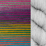 Yayoi's Dream Shawl Kit Uneek & Harvest Fingering Shawl Knitting Pattern + Yarn Kit for Yayoi's Dream MarinJaKnits