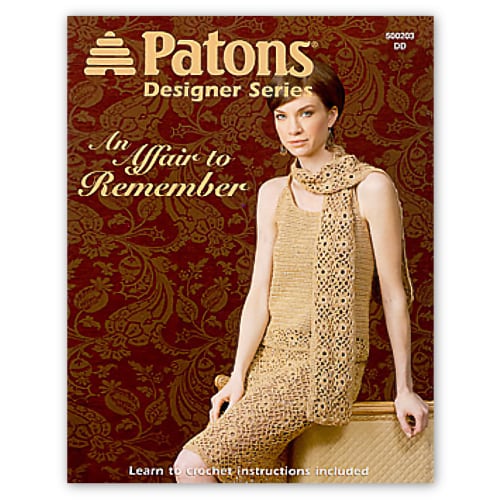 Vintage Patterns Patons Designer Series An Affair to Remember Shimmering Crochet