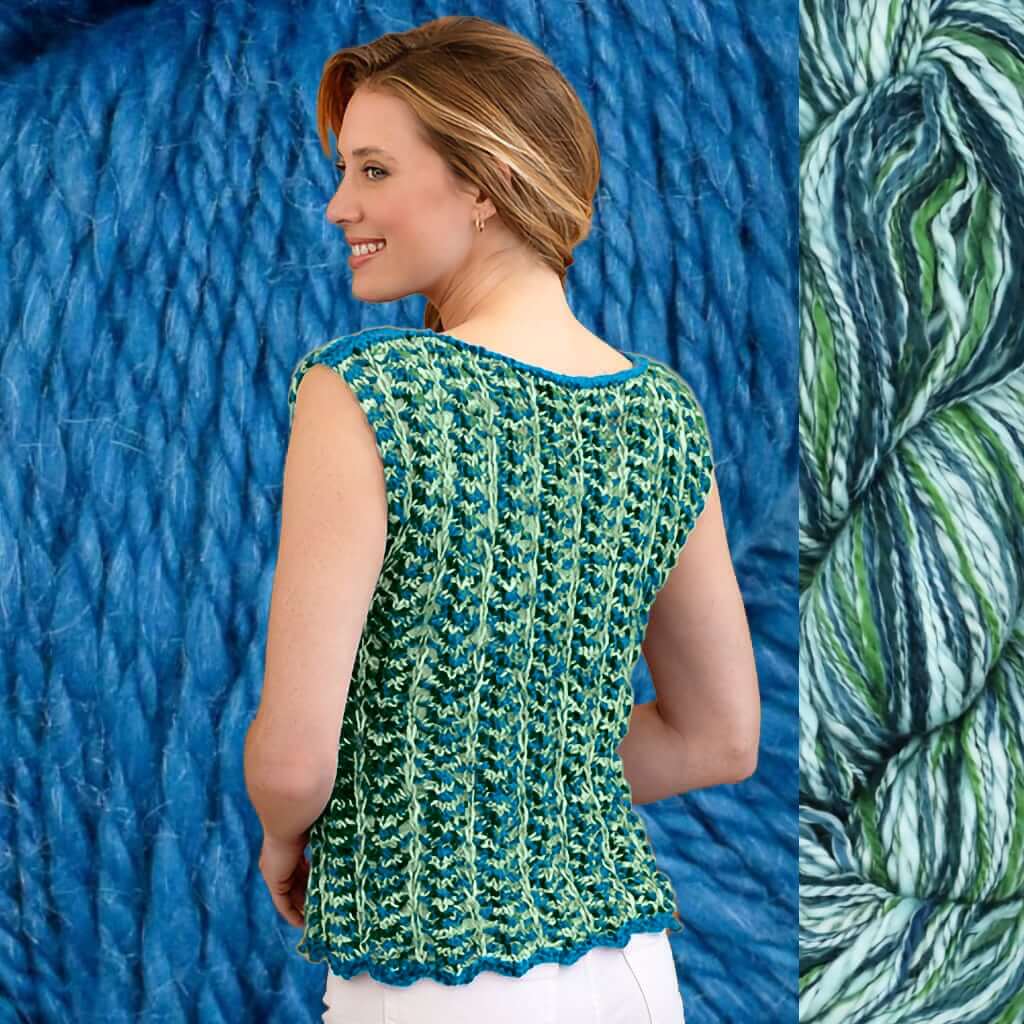 Lupine Mesh Sleeveless Top Knitting Kit