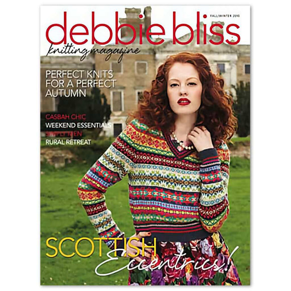 Debbie Bliss Knitting Magazine Knitting patterns Fall/Winter 2010, Scottish Eccentrics fair isle sweater