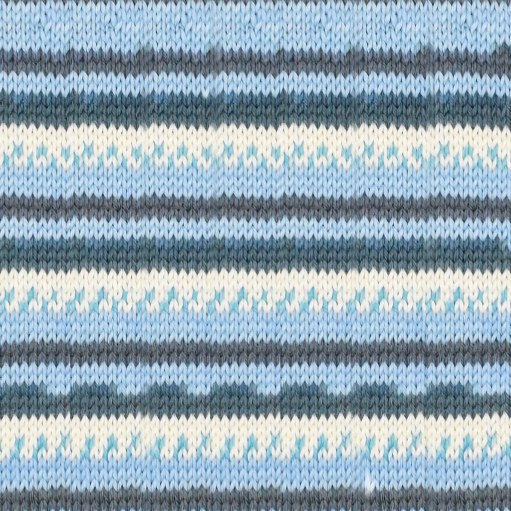 Fair Isle, Worsted Sock Yarn by Euro Yarns Baby, Australian Superwash Queensland Collection