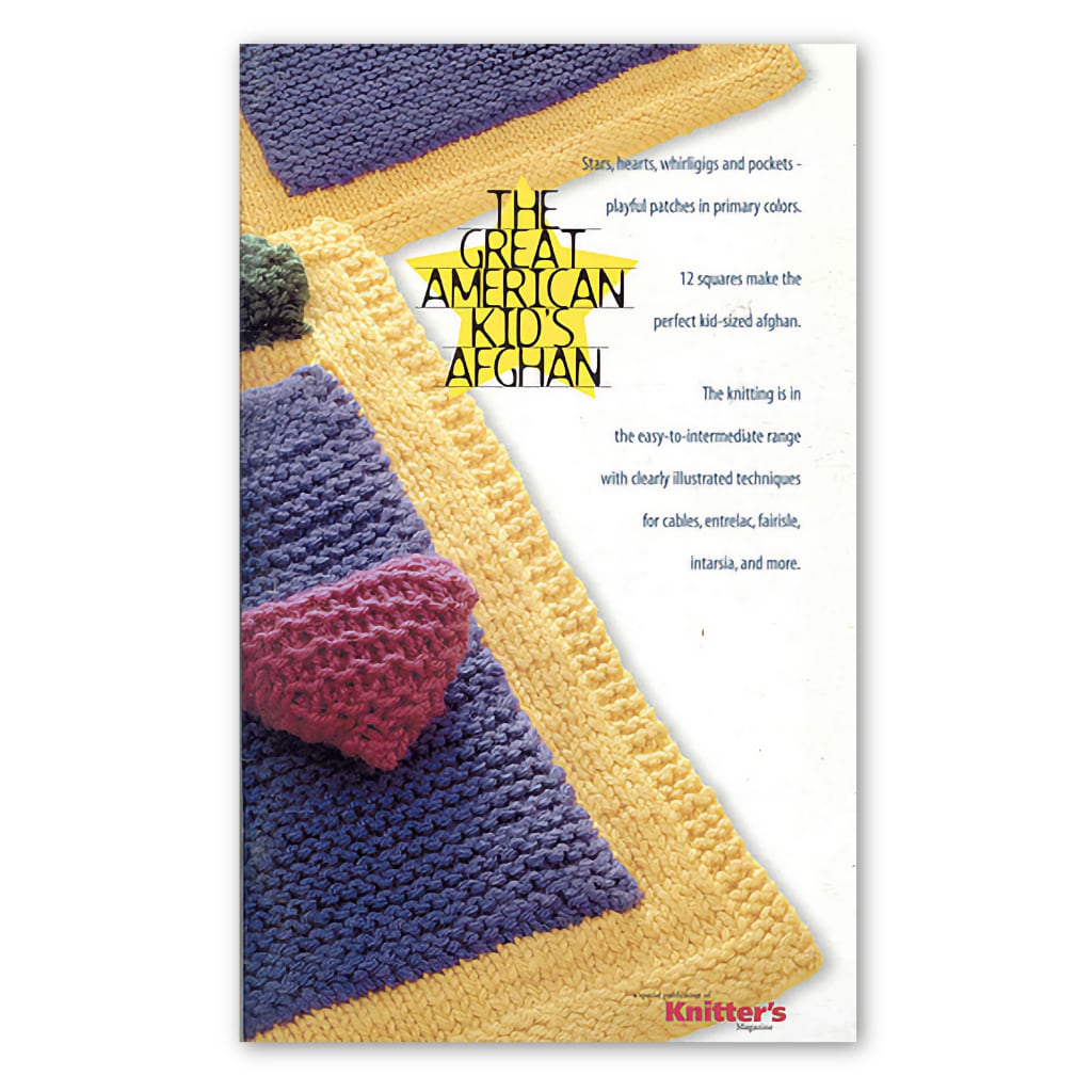 Afghan Pattern The Great American Kid's Afghan Knitting Pattern Book