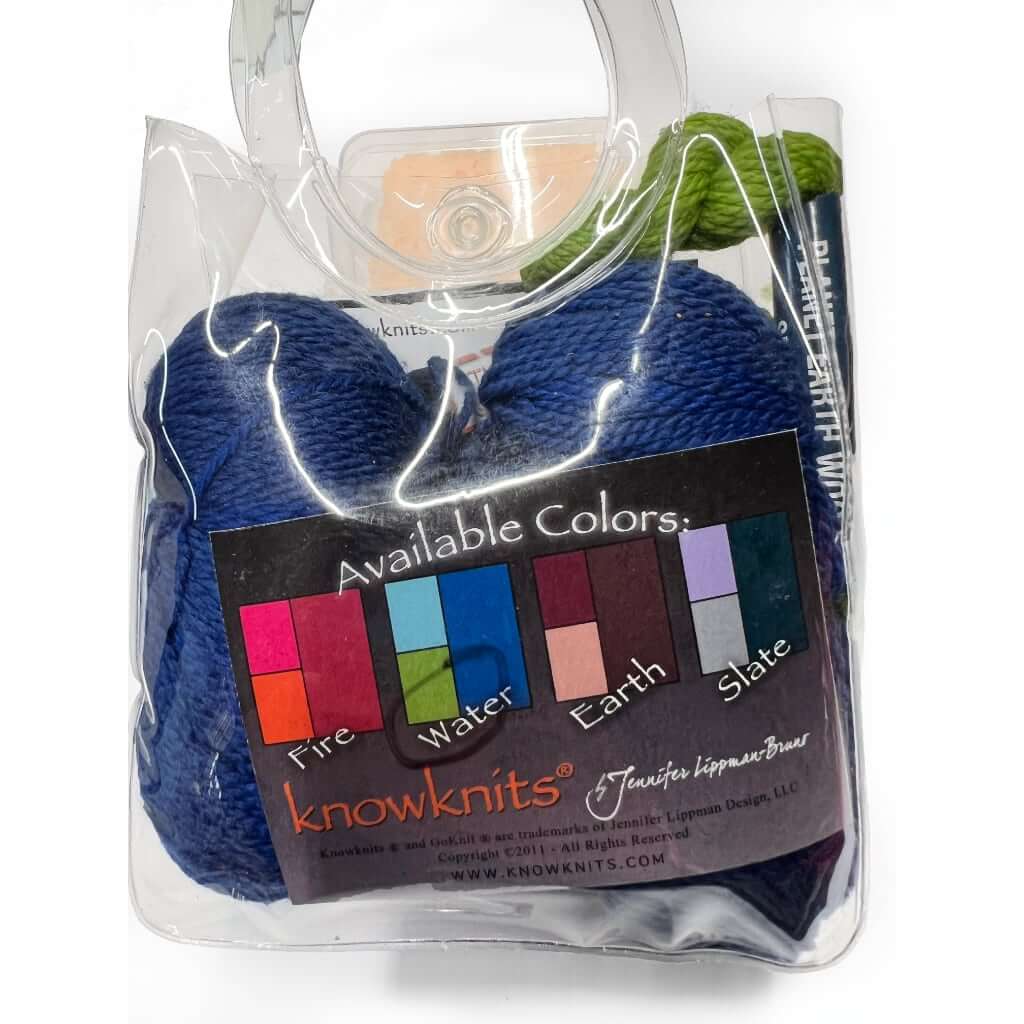 Knitting Kit Go Knit Kit, Pick Your Pattern by KnowKnits Headband, Fingerless Gloves, Bracelet