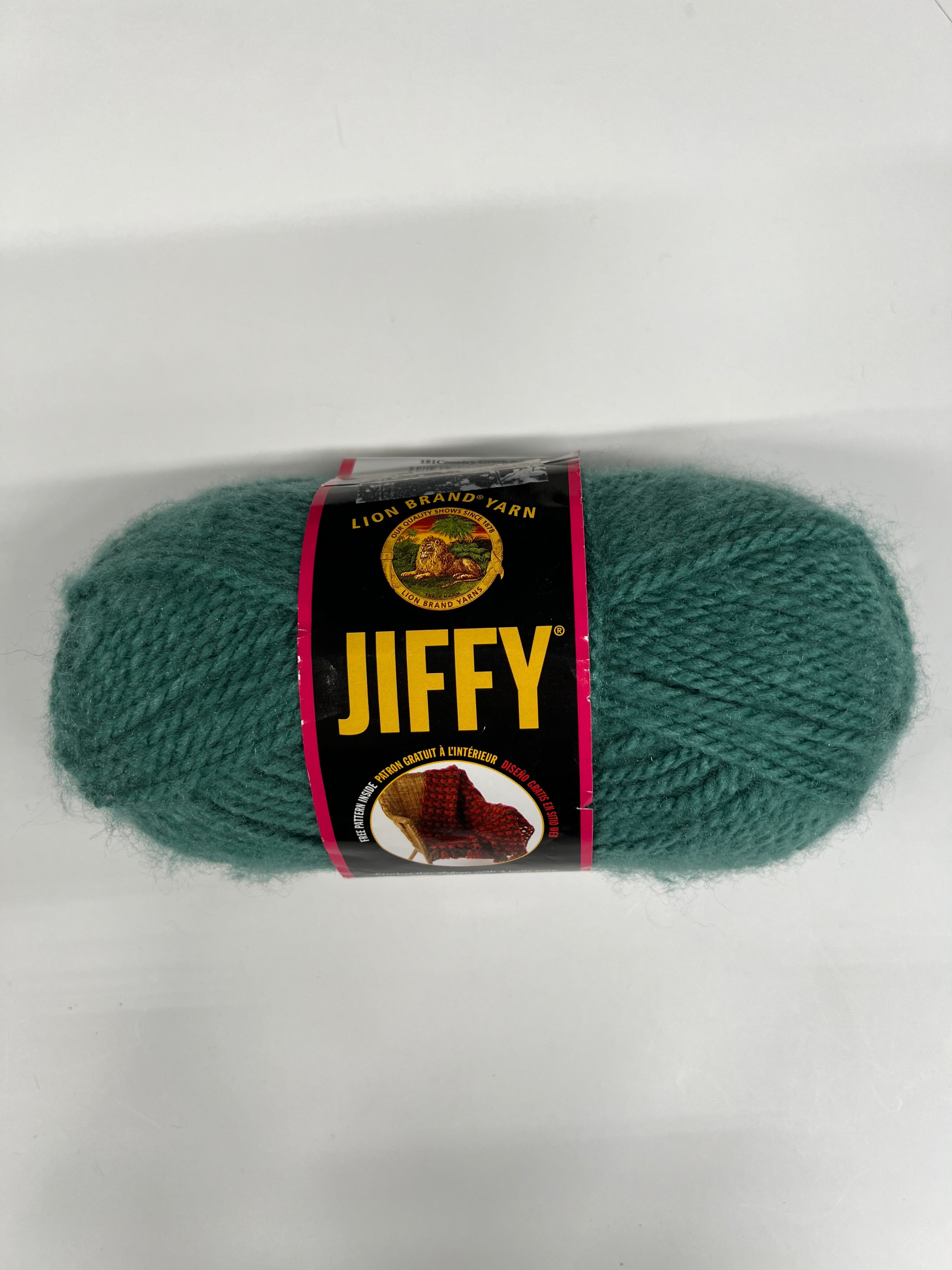 Jiffy Yarn by Lion Brand -green