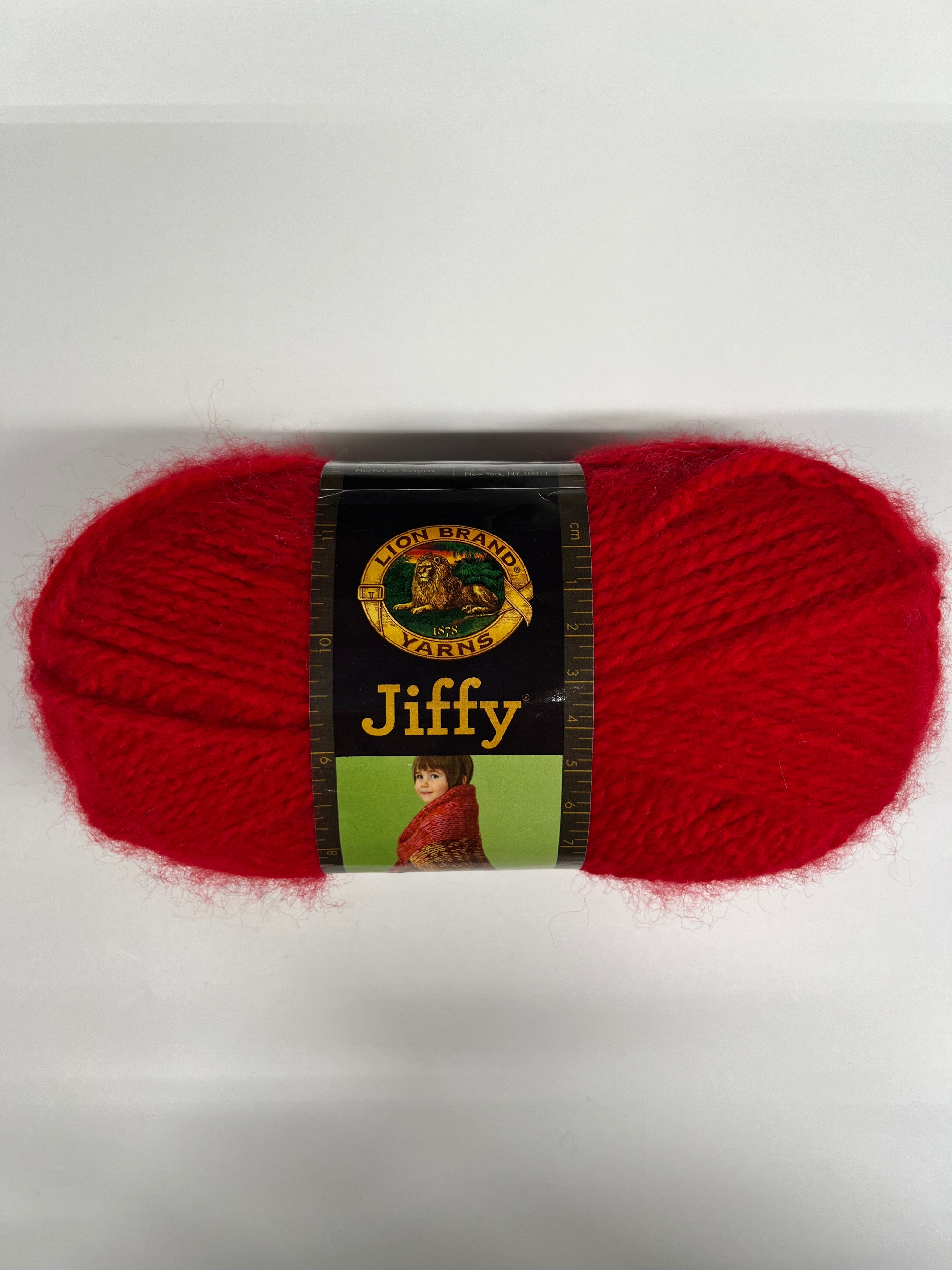 Jiffy Yarn by Lion Brand- red