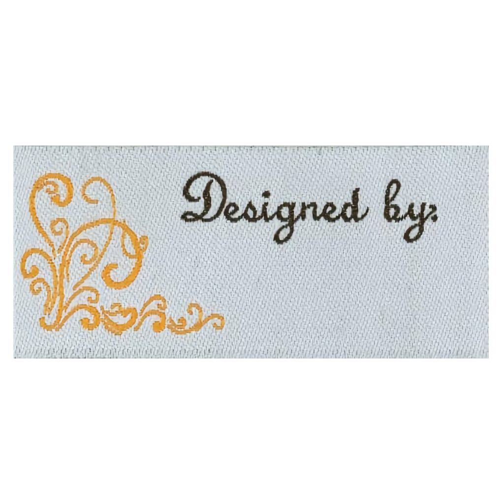 Love Label JHB Woven Labels 'Designed by:'