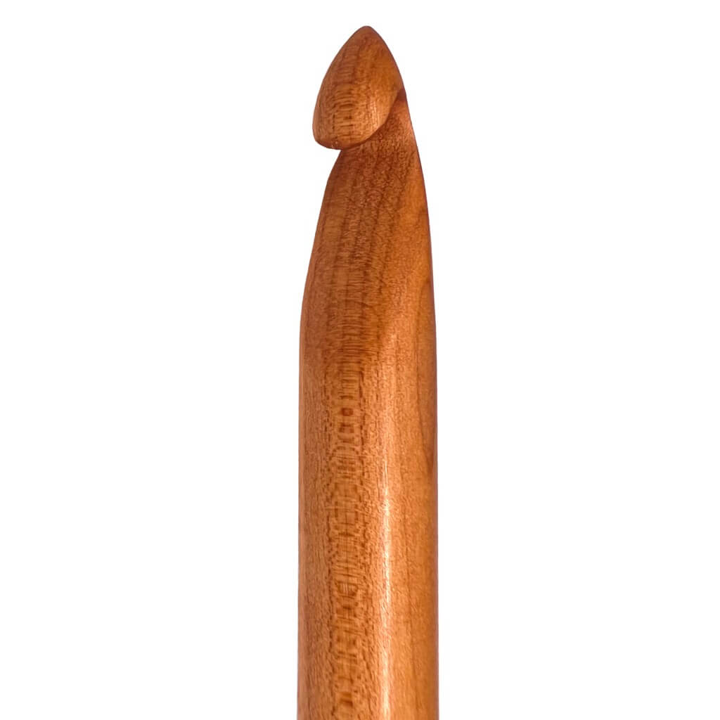 Hand carved DESERT SANDS Wood YARN CROCHET HOOK size H 
