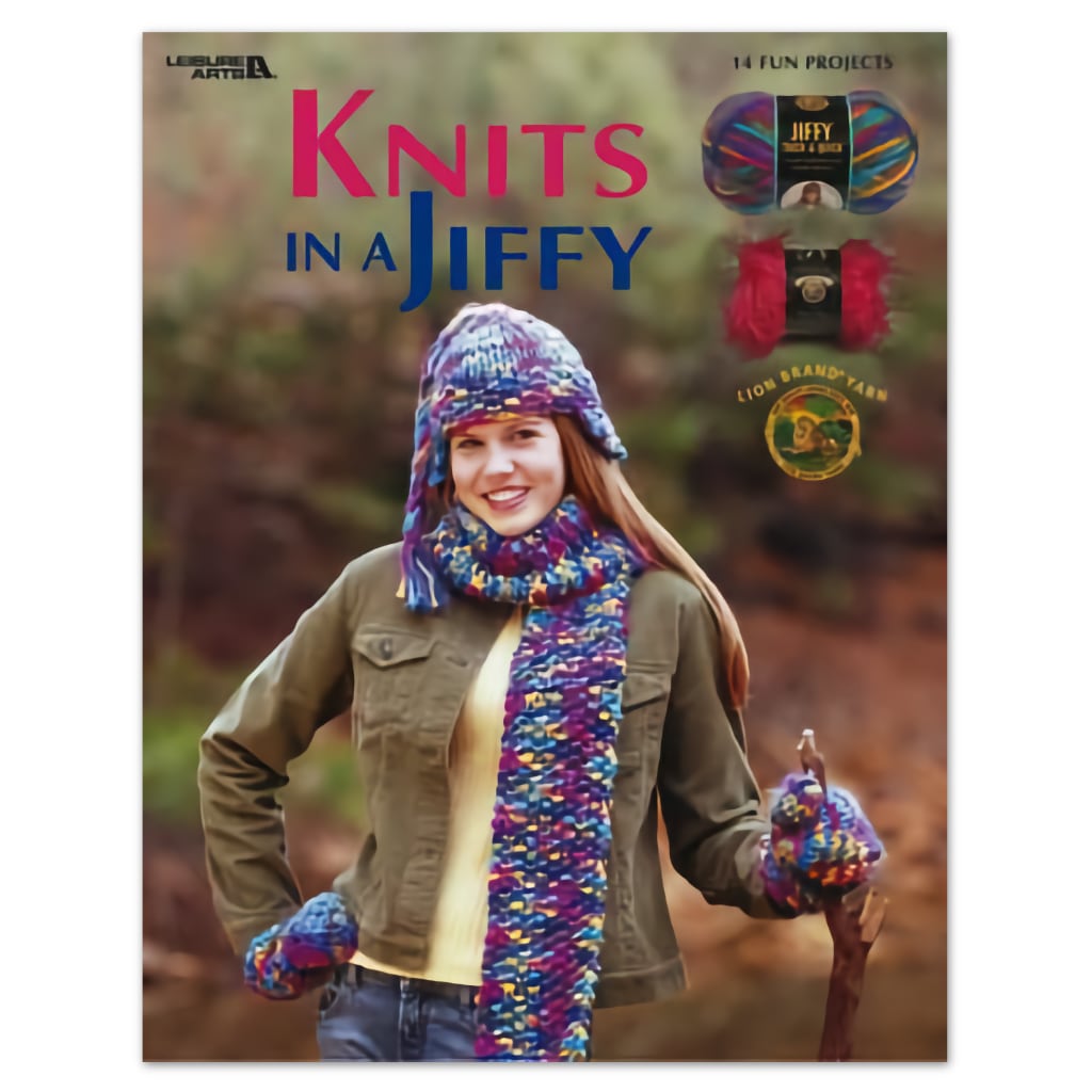 Knitting Patterns Quick Knits in a Jiffy Pattern Book Bulky Patterns