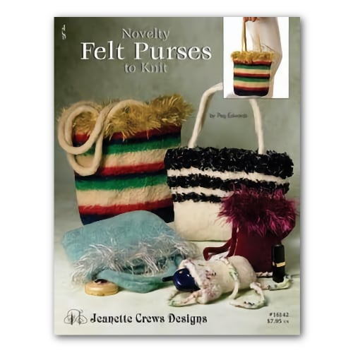 Knit Purse Novelty Felt Purses to Knit, DIY Purse