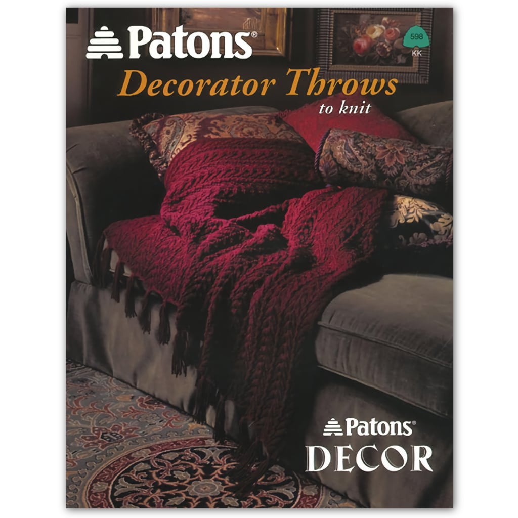 Afghan Patterns Patons Decorator Throws to Knit, Throw Patterns Knit Blanket Pattern Techniques