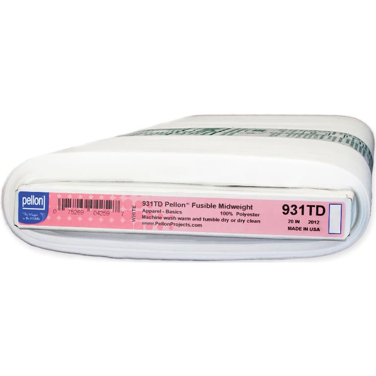 Pellon Fusible Medium to Heavy Weight Interfacing 931TD Sold by the Yard 20" Wide