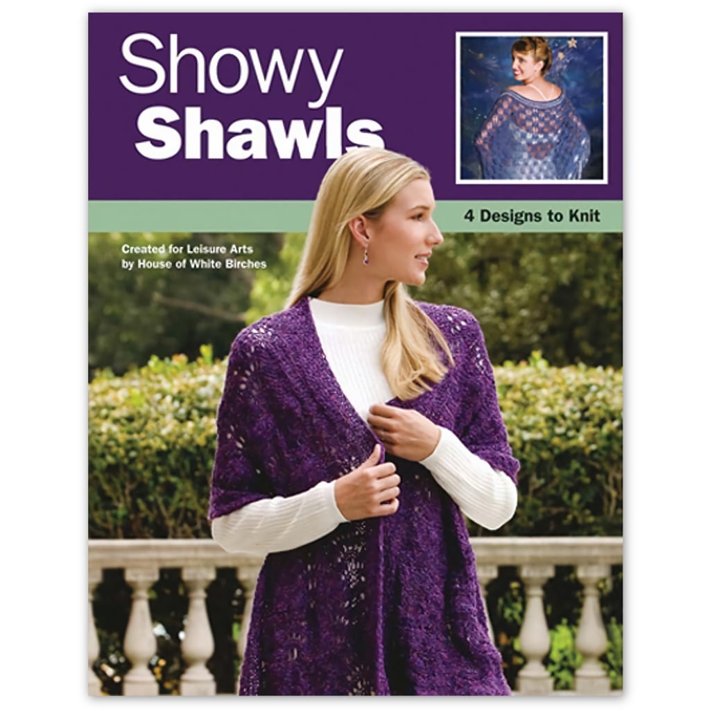 Knit Shawl Patterns Showy Shawls, Knitting Patterns by Leisure Arts