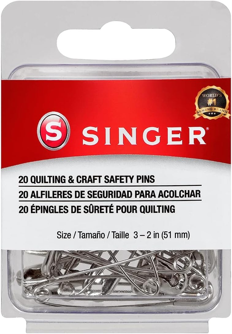 Safety Pins 20x Large Safety Pins Quilting, Crafts, & Securing Heavy Garments Rust-Resistant Durable