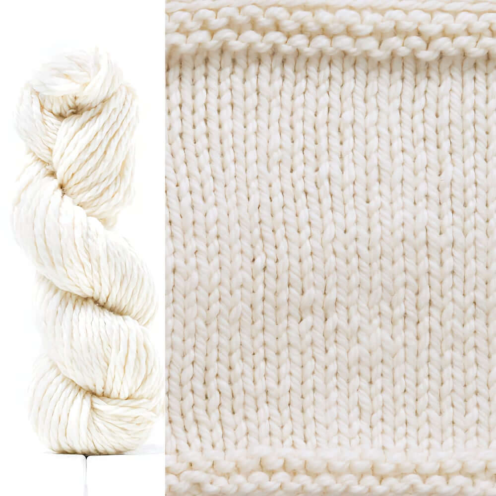 Wander Scarf Pattern Yarn Knitting Kit Super Chunky Winter Knit Scarf Colorful striped Scarf Kit 7000 White