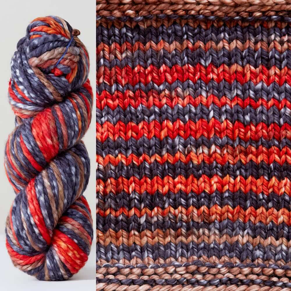 Wander Scarf Pattern Yarn Knitting Kit Super Chunky Winter Knit Scarf Colorful Scarf Kit Koozoo 7021