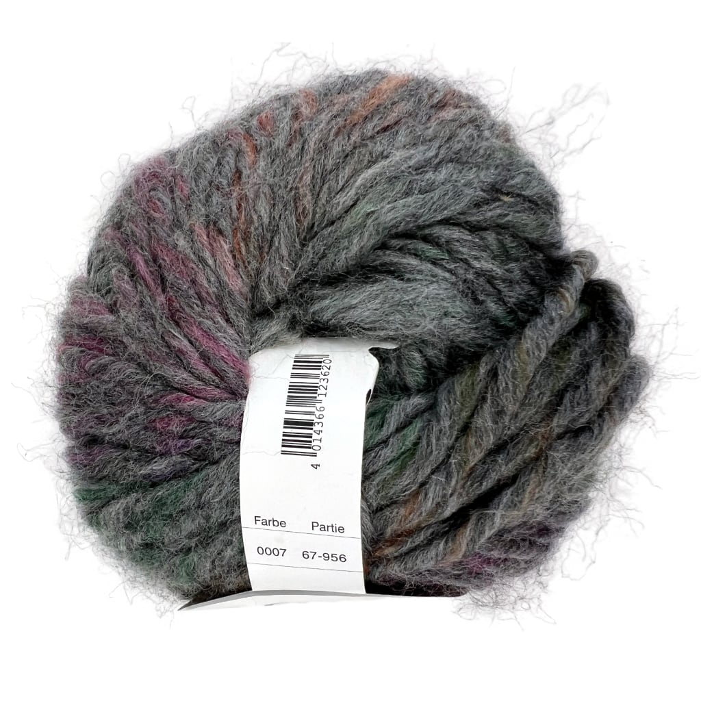 Acrylic & Wool Yarn Teseo Linie 291 Yarn by Online Yarns Rainbow Grey