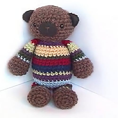 Crochet Amigurumi Cute Little Animals: 8 Crochet Animals amigurumi pattern Bear