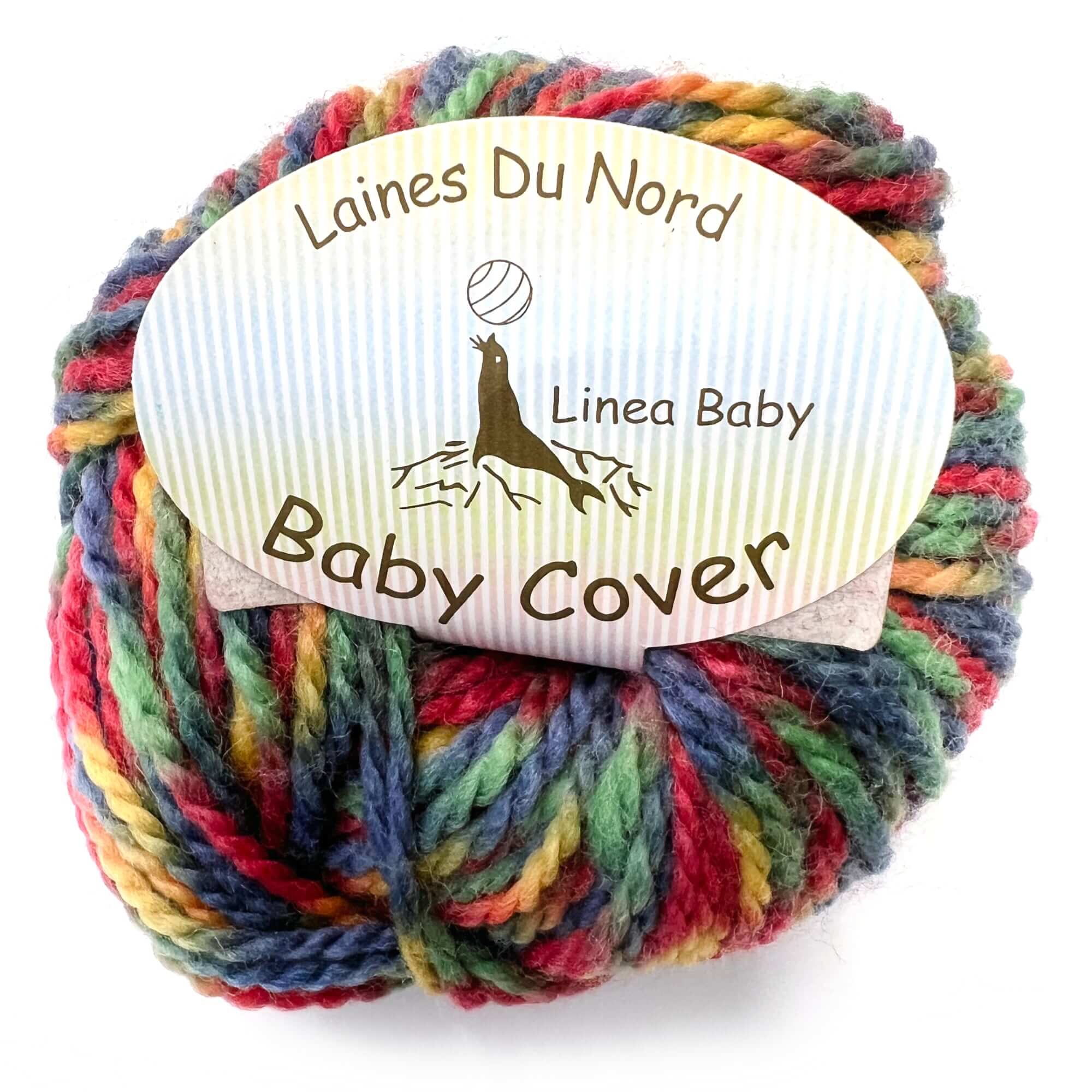 Baby Yarn Laines du Nord Baby Cover Yarn, Rainbow #681 Yarn Designers Boutique