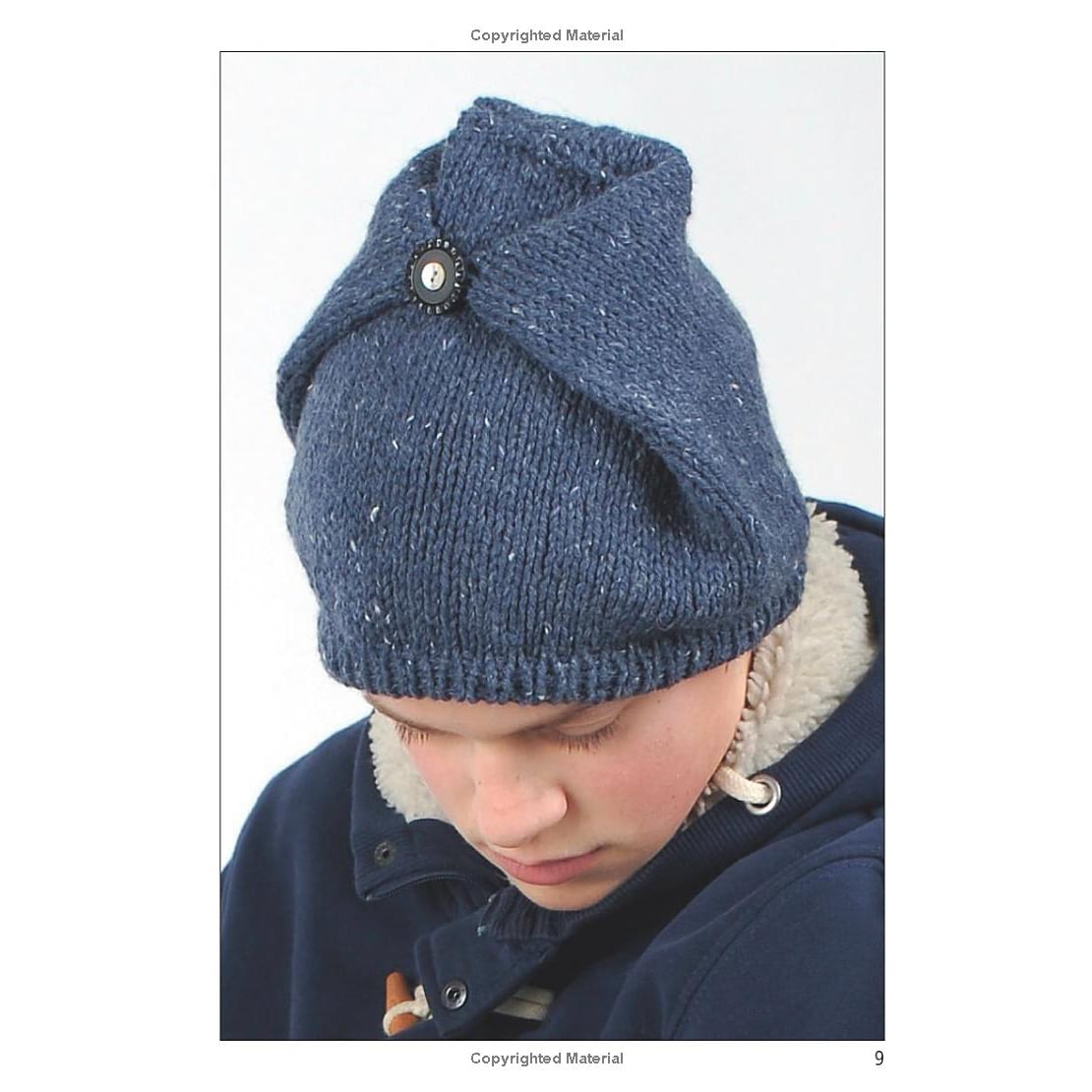 Beanie Pattern Twenty to Make Knitted Beanies blue knit beanie with buttons