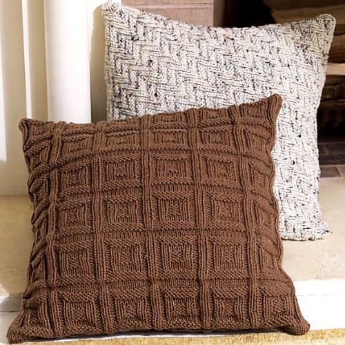 Easy Knitting Patterns for Beginners Knitting Made Easy textured pillow covers