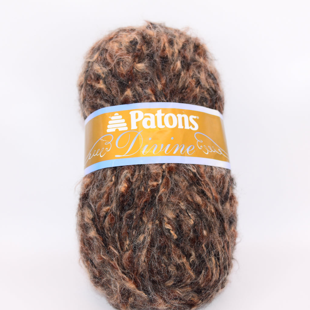 Deep Earth- Patons Divine Super Bulky Yarn wool blend