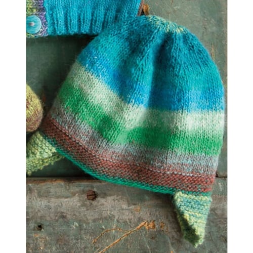 Knitting Pattern Noro Knitting Magazine, Spring/Summer 2013 Color Blooms! striped baby hat