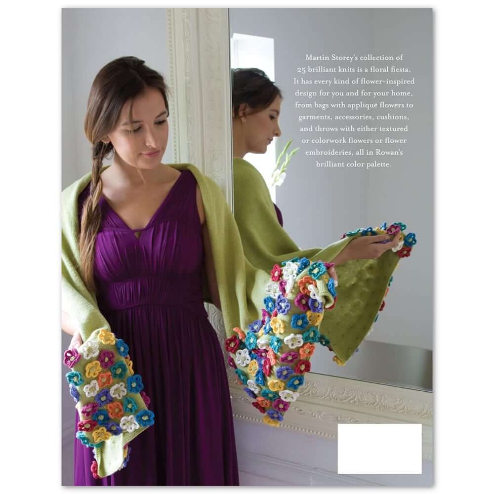 Knit Flowers Floral Knits: 25 Contemporary Flower-Inspired Designs Knitting Patterns knit shawl