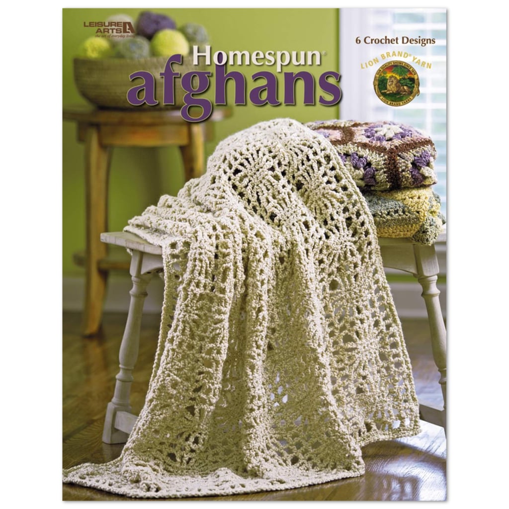 Afghan Crochet Pattern Homespun Afghans Crochet Patterns, Lion Brand Soft & Machine Washable