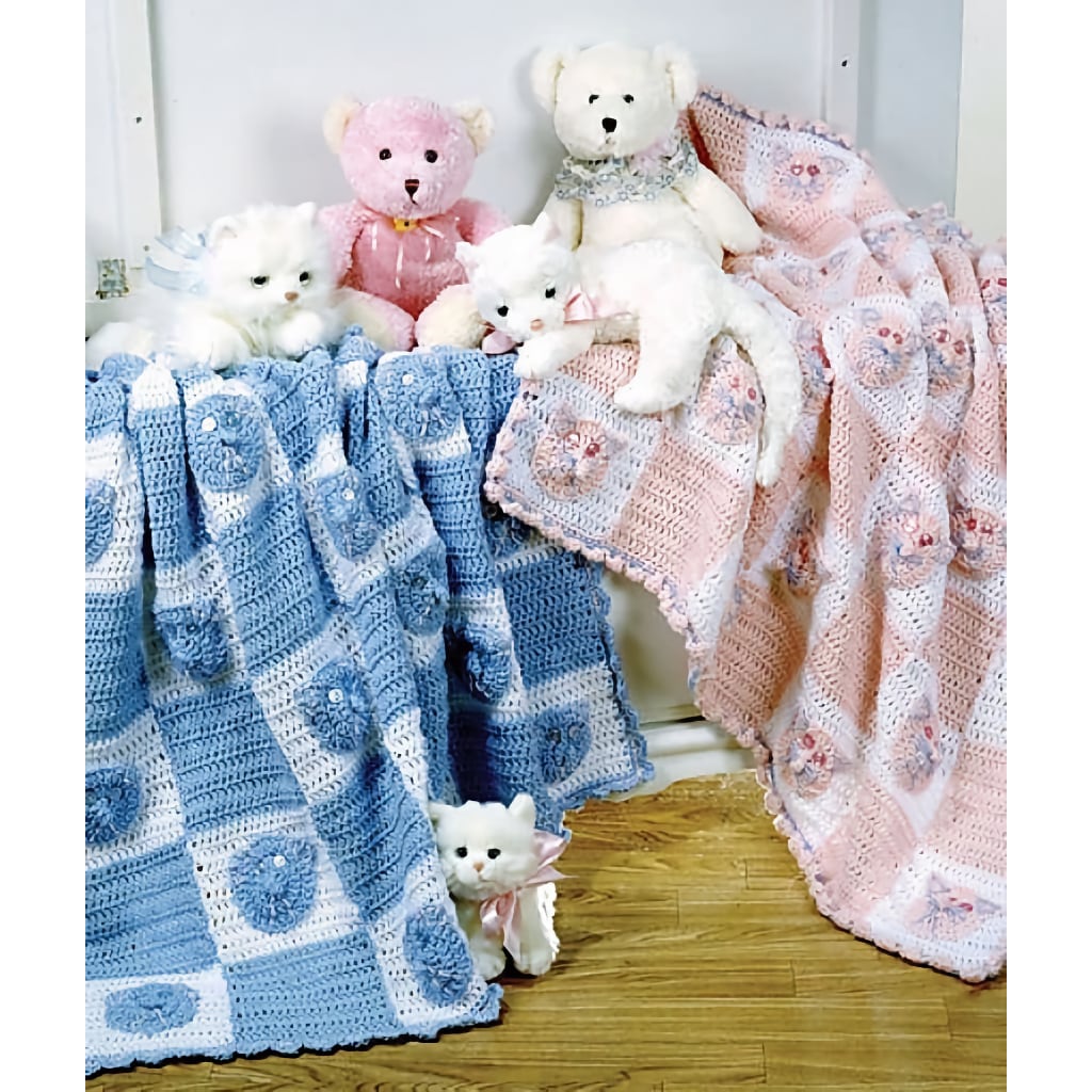 Baby Blankets Crochet Patterns 24 Hour Baby Afghans, Baby Throws