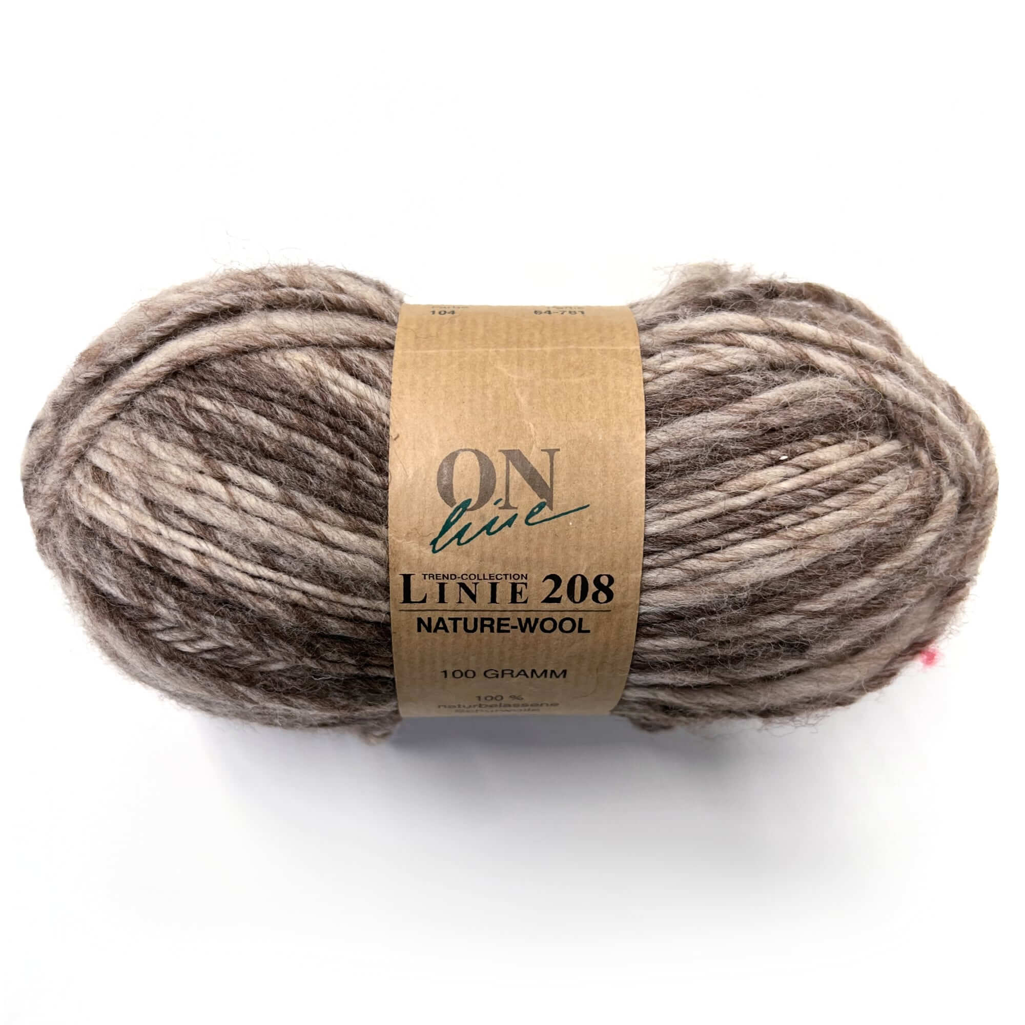 Wool Yarn, OnLine Yarns, Linie 208 Nature-Wool, Felting Wool Nature-Wool Linie 208 Yarn Designers Boutique