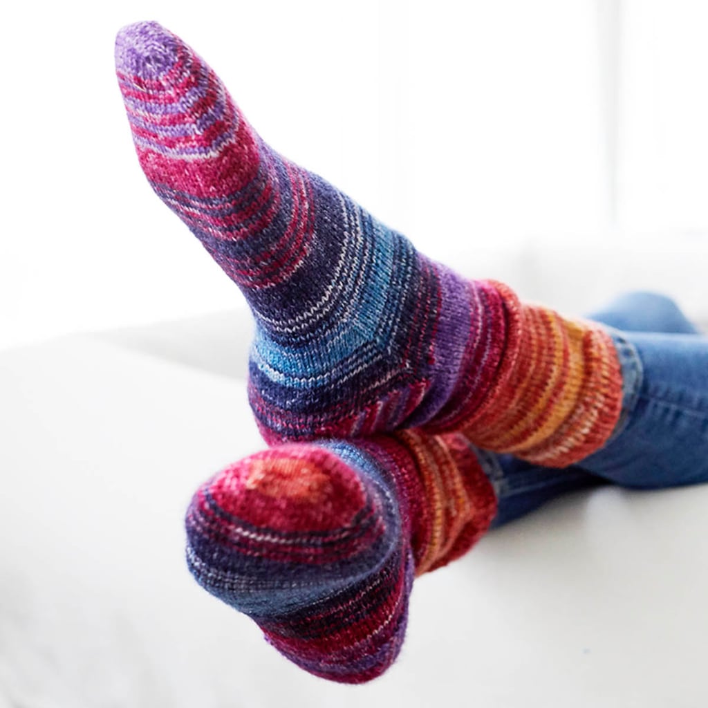 Lion Brand Yarn Mani-Pedi Sock Yarn, Self Striping Yarn for Socks