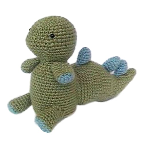 Crochet Amigurumi Cute Little Animals: 8 Crochet Animals amigurumi pattern Green Dinosaur