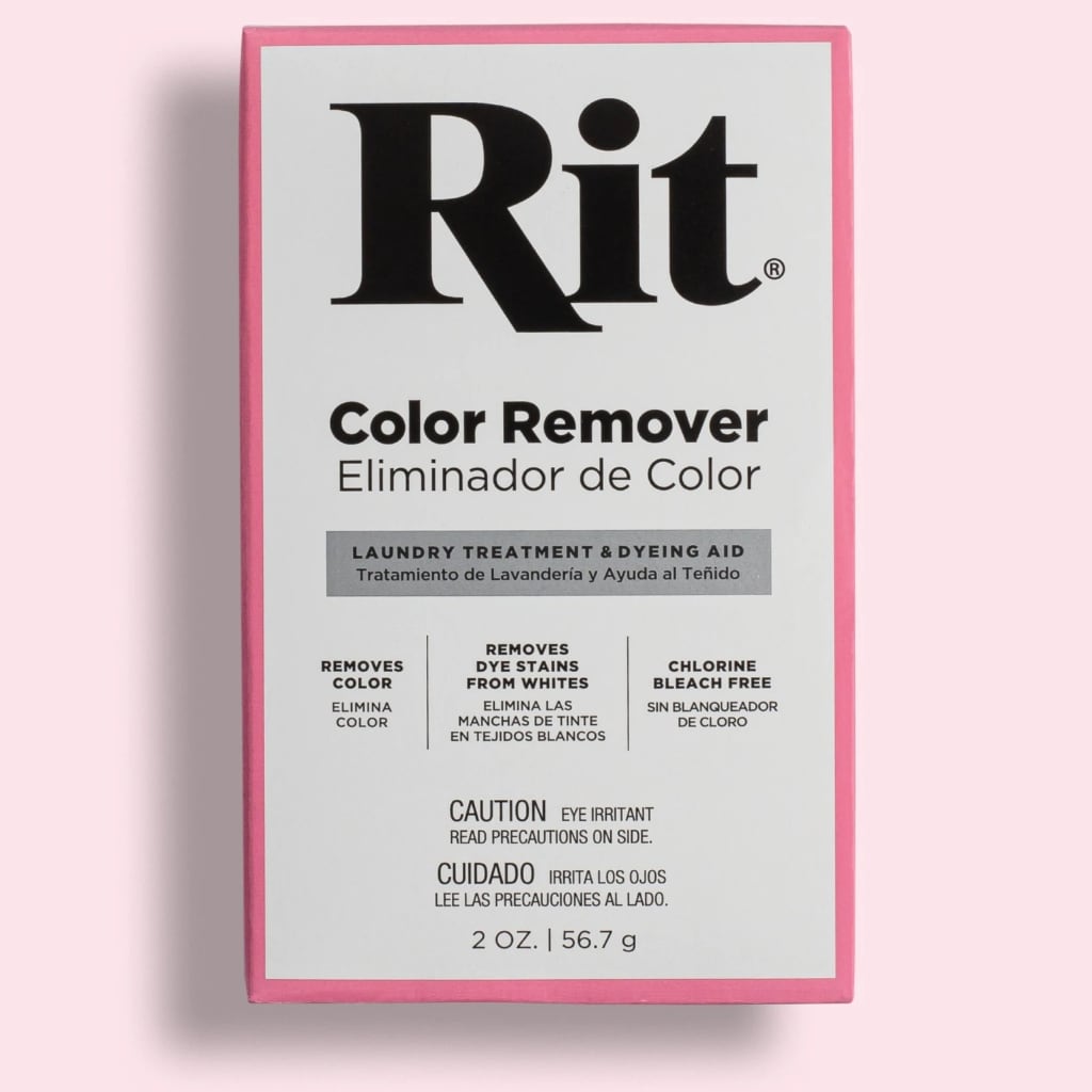 Rit Powder Color Remover Laundry Treatment 2 Ounces Powder Yarn Designers Boutique