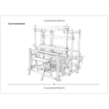 Learn Loom Weaving with The Weaver's Companion, How to Loom Weave countermarche loom illustration