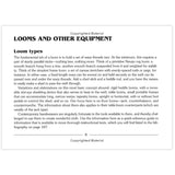 Learn Loom Weaving with The Weaver's Companion, How to Loom Weave explanation of weaving equipment