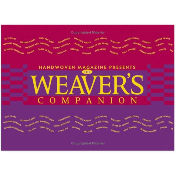 Learn Loom Weaving with The Weaver's Companion, How to Loom Weave Front Cover