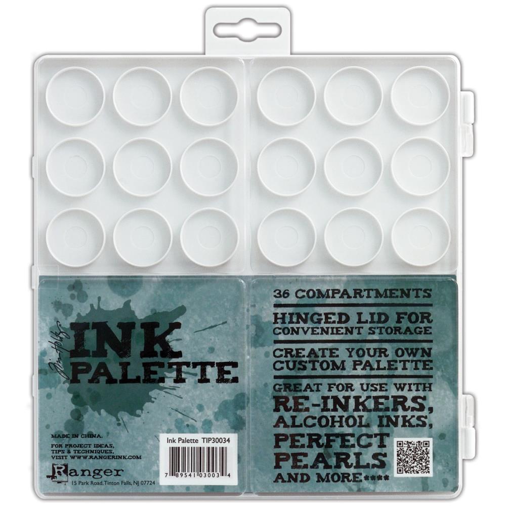Alcohol Ink Palette, Tim Holtz 36 Compartments with Lid, Ranger Ink Alcohol Ink Palette, 36 Compartments with Lid Yarn Designers Boutique