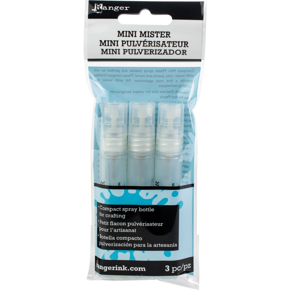 Mini Mister | Pack of 3 Spray Bottles by Tim Holtz Ranger Mini Mister, Pack of 3 Spray Bottles by Ranger Yarn Designers Boutique