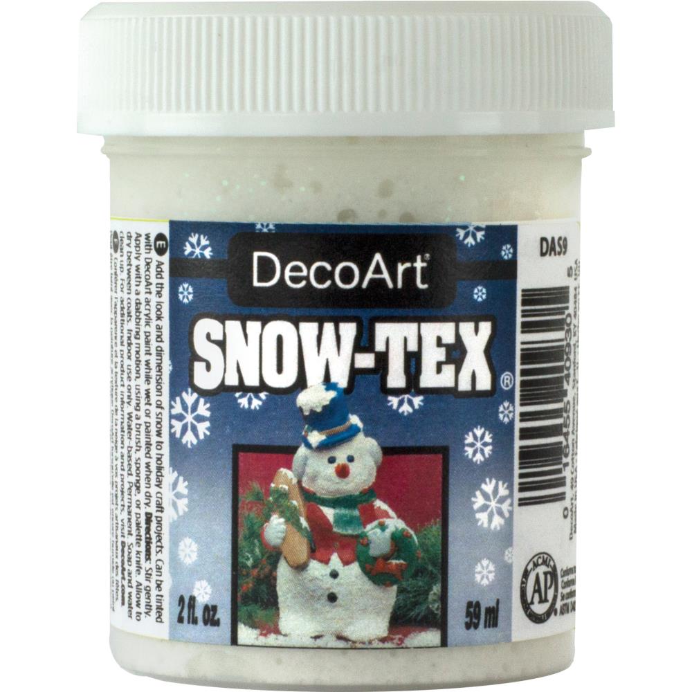 Snow Paint, White Snow Paint with Snow Texture for Holiday Decorations Snow Paint, DecoArt Snow-Tex Yarn Designers Boutique